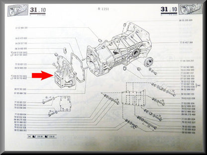 Einddeksel (4 bak) – Renault 16 – OEM 0820710200A – New