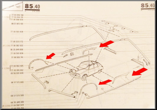 Passages de roue – Renault 16 TX < 1975 – Occasion
