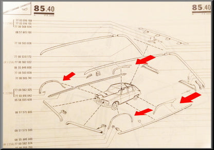 Passages de roue – Renault 16 TX < 1975 – Occasion