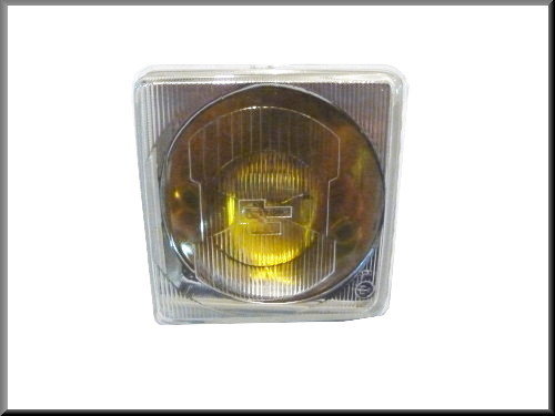 Headlight left inner (yellow) – Renault 16 TX >1976 – OEM 7701018374