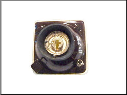 Headlight left inner (yellow) – Renault 16 TX >1976 – OEM 7701018374