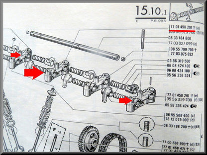 Steun tuimelaaras (zonder boring) – Renault 16 TX, TS – OEM 7701450291