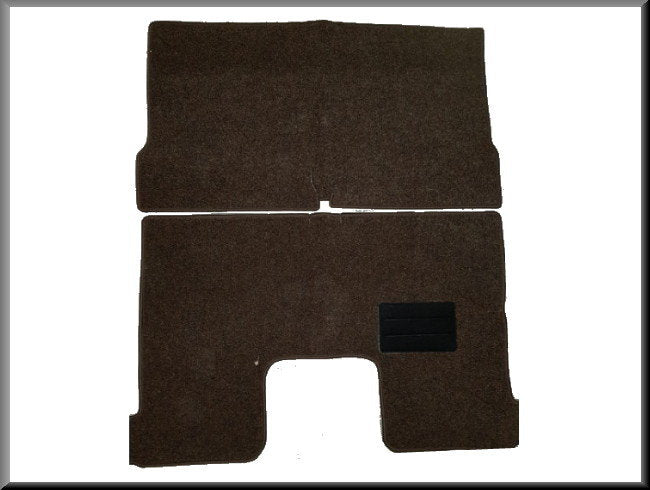 Brown carpet mat set (loop) – Renault 16 – OEM 7700635240 / 7700635230