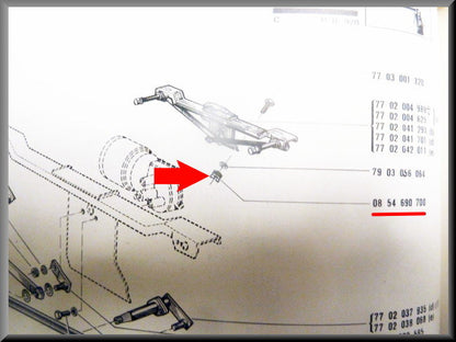Kooimoer M5 – Renault 12 – Renault 15 - Renault 16 - Renault diverse - OEM 0854690700