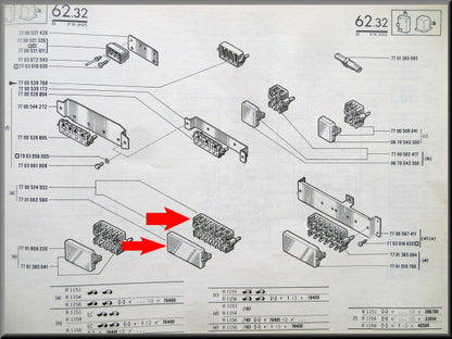 Zekeringkast – Renault 16 – OEM 7700524933