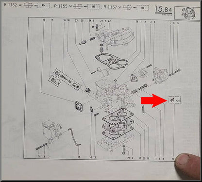 Vis de richesse carburateur – Renault 16 – OEM 7701200830