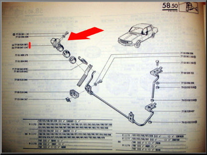 Remdrukverdeler – Renault 12 – Renault 15 - Renault 17 - OEM 7700685456