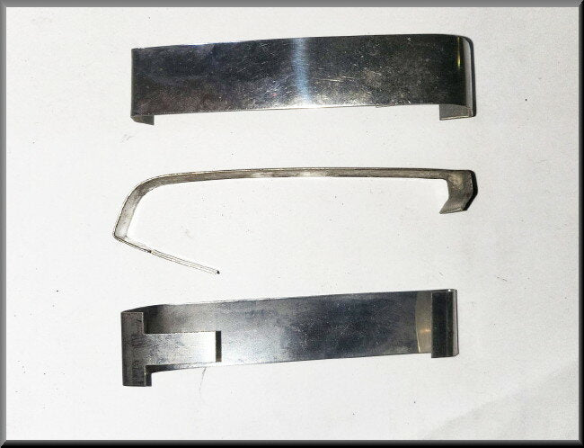 Decorative strip bumper buffer rear left and right.
