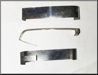 Decorative strip bumper buffer rear left and right.