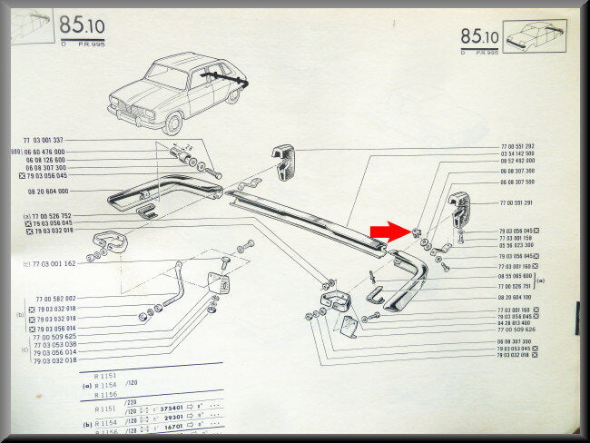 Kooimoer M8 – Renault 16 – OEM 0852492000