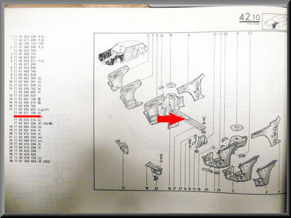 Dwarsbalk voorzijde  – Renault 18 – OEM 7700671195 – NOS