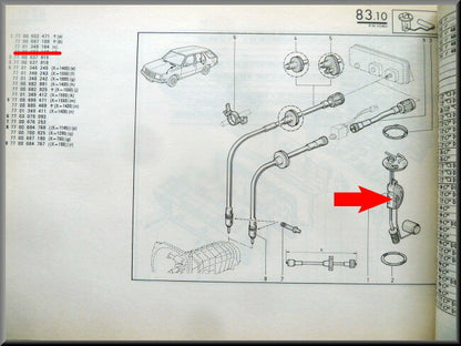 Jauge à carburant – Renault 18 – OEM 7701349164 – NOS