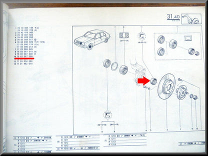 Keerring (46-60-16 mm)  – Renault 14 – OEM 7903087009 – NOS