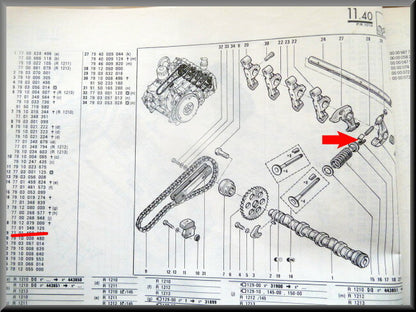 Valve key (2 pieces) – Renault 14 – OEM 7701349125