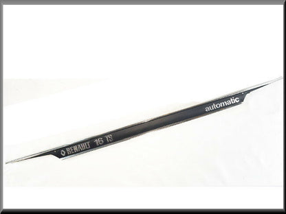 Tailgate logo automatic – Renault 16 TS automatic – New