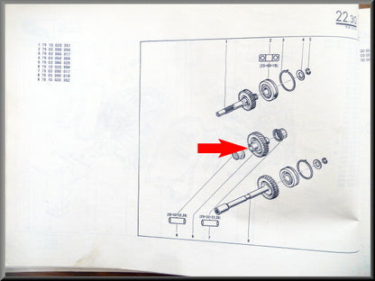 Pignon – Renault 14 – OEM 7910020994 – NOS