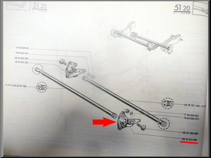 Rotule de direction gauche – Renault 16 – OEM 0832023300