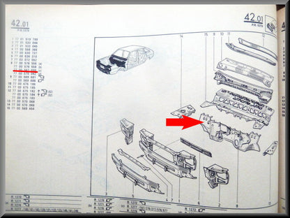 Garde-boue – Renault 20 - Renault 30 – OEM 7700567698 – NOS