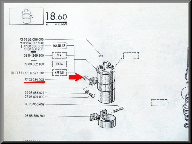 Borgmoer M5 – Renault 16 – OEM 7703034008