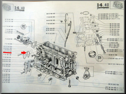 Benzinepomp pakking – Renault 16 TL, L – OEM 0857715300