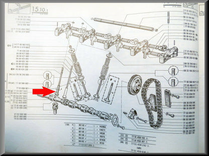 Valve lifter 12 mm – Renault 16 – Renault 12 - Lotus Europa - Renault various - OEM 7700640248 / 0556057900 / 7700616921