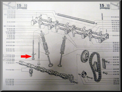 Valve tappet 12 mm – Renault 12 Gordini – OEM 7700553223