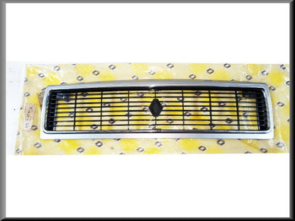 Grill middenstuk met logo  – Renault 12 – OEM 7700654709 – NOS