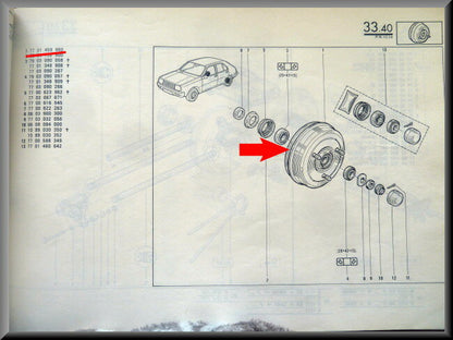 Remtrommel  – Renault 14 – OEM 7701459860 – NOS