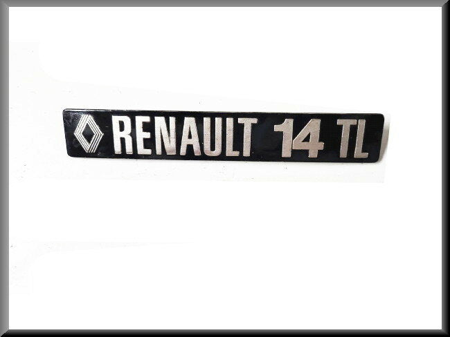 Logo "Renault 14TL"  – Renault 14 – NOS