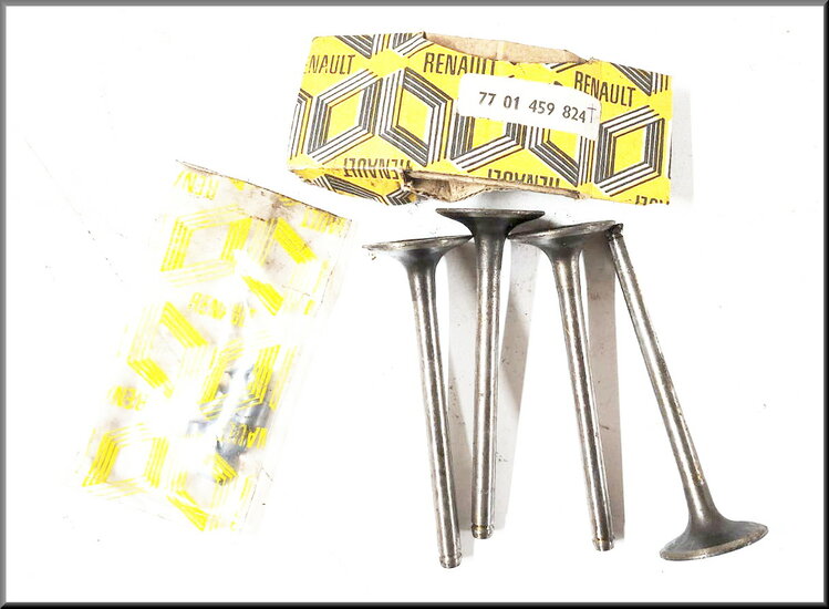 Kleppenset met spieën  – Renault 14 – OEM 7701461573 / 7701459824 – NOS