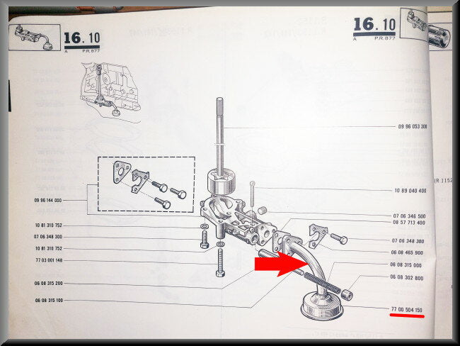 Complete oliepomp unit – Renault 16 – OEM 7700504150