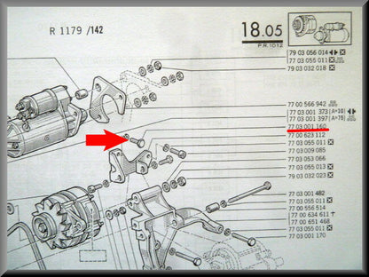 Bout M8x16 (geel gepassiveerd) – Renault