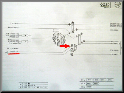 Bout M8x18 (geel gepassiveerd) – Renault