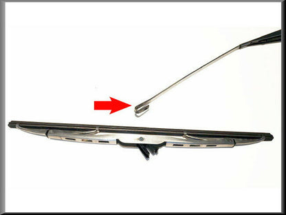 Stainless Steel Wiper Blade (37.5 cm) – Renault 12 – Renault 16 - OEM 770134