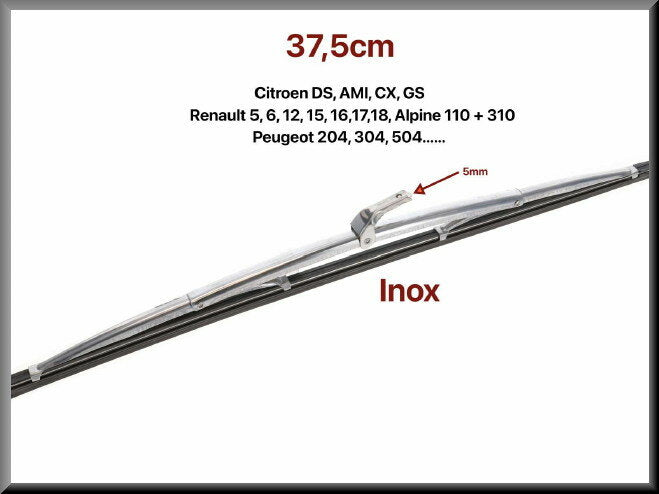 Stainless Steel Wiper Blade (37.5 cm) – Renault 12 – Renault 16 --OEM 770134