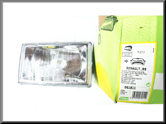Headlight right – Renault 9 – Renault 11 – OEM 7701029114 – NOS