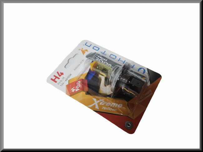 Ampoule phare H4 (JAUNE) - Renault – OEM 7703097170