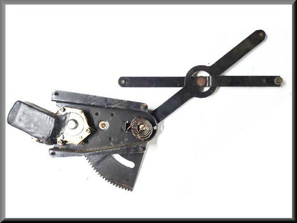 Window mechanism front right with motor – Renault 20 – Renault 30 – OEM 7701018345 / 7701348174 – NOS