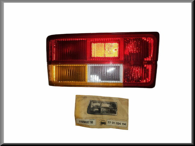 Feu arrière complet droit (Hella) – Renault 18 – OEM 7701024114 – NOS