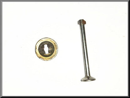 Goupille de retenue segment de frein avec rivet – Renault 16 – OEM 0870591400 / 7701014789