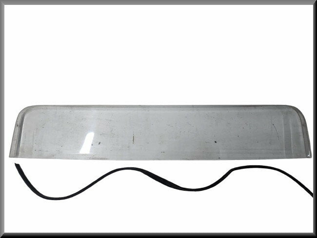 Zonnescherm open dak (transparant licht grijs met rubber) – Renault 16