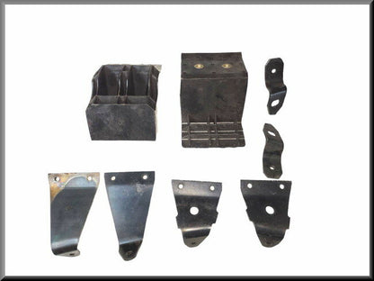 Rear bumper support set – Renault 14 – OEM 7701460983 – NOS