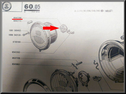 Douille de phare – Renault 16 – Renault 4 – Renault 6 – Renault divers – OEM 0854239800