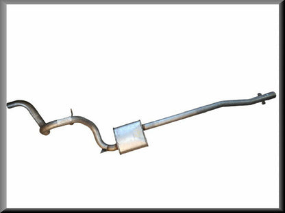 Exhaust pipe with silencer (total length 215 cm) – Renault 18 – OEM 7700690759 – NOS