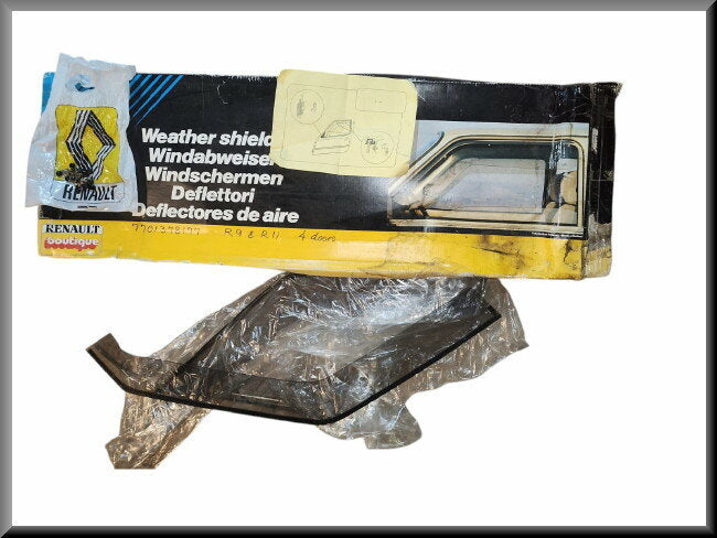 Wind deflectors set – Renault 9 - Renault 11 (4 door) – OEM 7701378177 – NOS