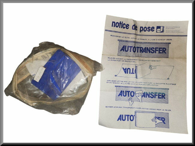 Striping set  – Renault 11 - Renault 9 – OEM 7701203263 – NOS