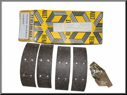 Jeu de mâchoires de frein BENDIX 180x42 mm – Renault 12 – OEM 7701201394 / 7701200623 – NOS
