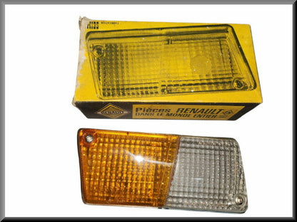 Clignotant verre droit (Seima) – Renault 6 – OEM 7701003151 / 7701349008 – NOS