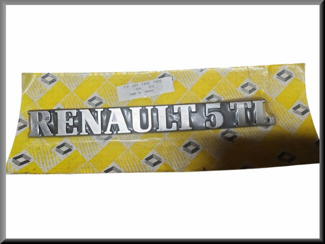 Embleem (Plastic) – Renault 5TL – OEM 7700766765 – NOS