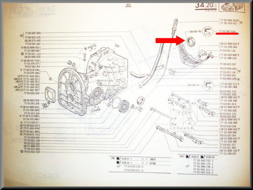 Joint SPI de boîte automatique (48x65x10 mm) – Renault 12 – Renault 16 - OEM 7703087024